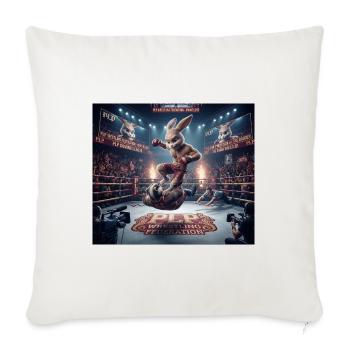 PLP Bunny Ring Duel - Sofa pillowcase 17,3'' x 17,3'' (45 x 45 cm) - natural white - Front