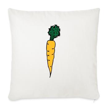 carrot - Housse de coussin décorative 45 x 45 cm - blanc nature - Devant