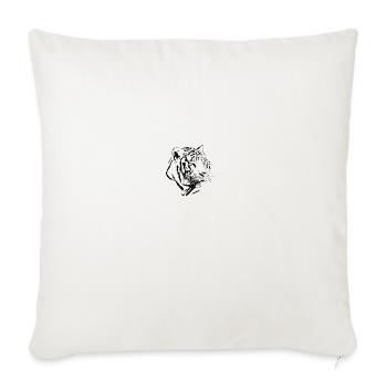 Wildtiere - Sofakissenbezug 45 x 45 cm - Naturweiß  - Vorne
