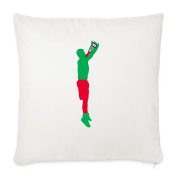 Alcool - Housse de coussin décorative 45 x 45 cm - blanc nature - Devant