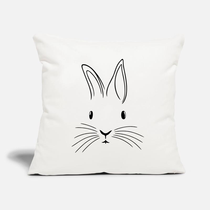 Minimalist Easter Easter Floppy Ear Sofa pillowcase 17,3'' x 17,3'' (45 x 45 cm)