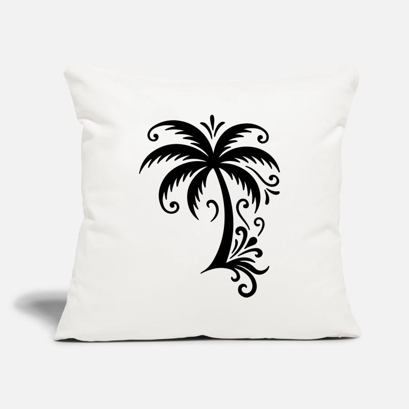Palm tree icon beach Sofa pillowcase 17,3'' x 17,3'' (45 x 45 cm)