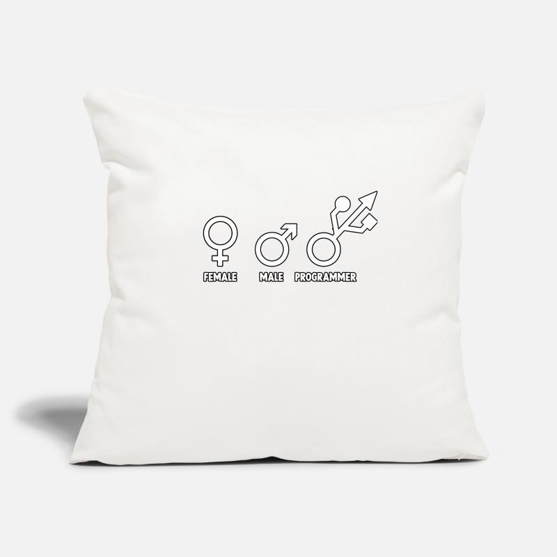 Developer Admin Coder Programmer Computer Sofa pillowcase 17,3'' x 17,3'' (45 x 45 cm)
