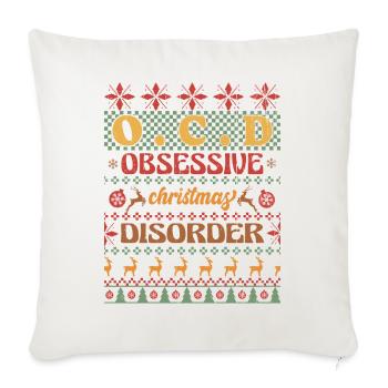 Weihnachten Santa Claus Merry Christmas - Sofa pillowcase 17,3'' x 17,3'' (45 x 45 cm) - natural white - Front