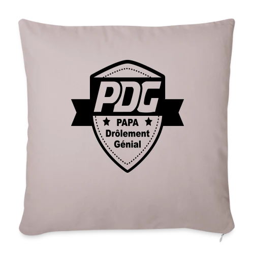 T-shirt PDG : Le Boss au Sommet - Housse de coussin décorative 45 x 45 cm