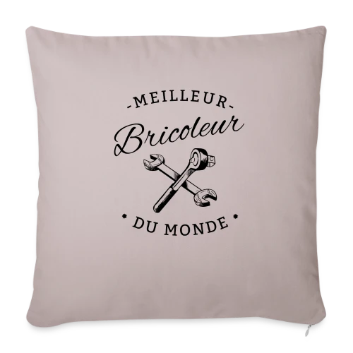 Le Meilleur Bricoleur du Monde - Housse de coussin décorative 45 x 45 cm