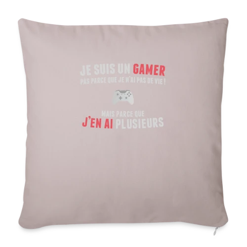 Gamer : Des Vies à Volonté - Housse de coussin décorative 45 x 45 cm