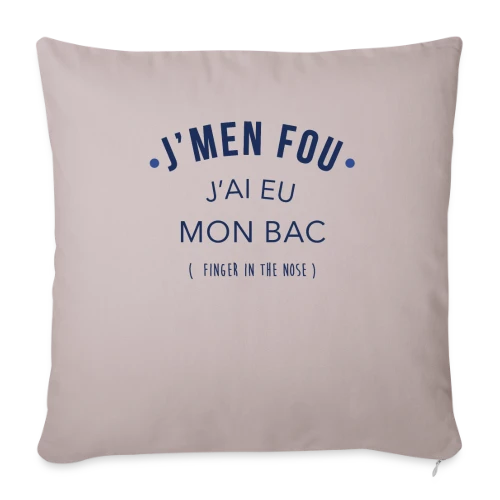 Diplômé du Bac : Mission Accomplie ! - Housse de coussin décorative 45 x 45 cm