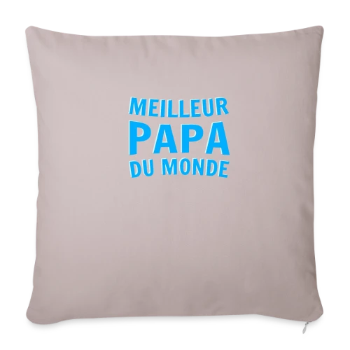T-shirt "Meilleur Papa du Monde" - Housse de coussin décorative 45 x 45 cm