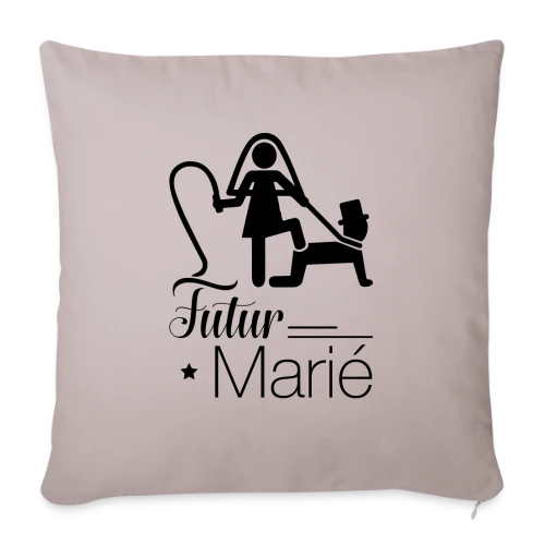 T-shirt "Futur Marié" : Prêt pour le Grand Jour - Housse de coussin décorative 45 x 45 cm