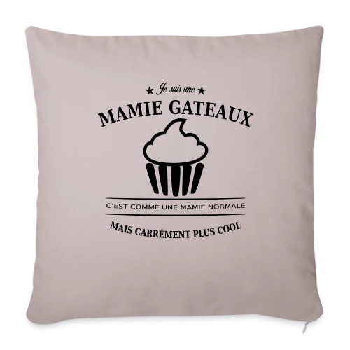 Mamie Gâteaux d'Amour - Housse de coussin décorative 45 x 45 cm