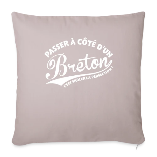 Perfection Bretonne - Housse de coussin décorative 45 x 45 cm