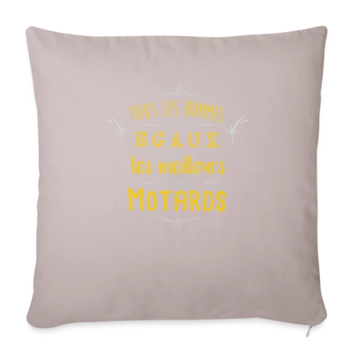 Seuls les Meilleurs Deviennent Motards - Housse de coussin décorative 45 x 45 cm