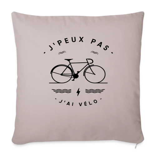 J'ai Vélo : Le T-shirt des Passionnés de Cyclisme - Housse de coussin décorative 45 x 45 cm