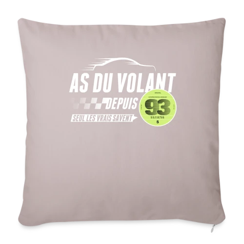 L'As du Volant du 93 - Housse de coussin décorative 45 x 45 cm