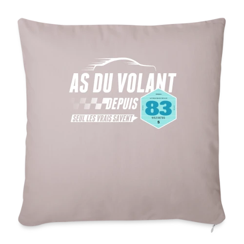 T-shirt As du Volant 1983 - Légende de la Route - Housse de coussin décorative 45 x 45 cm