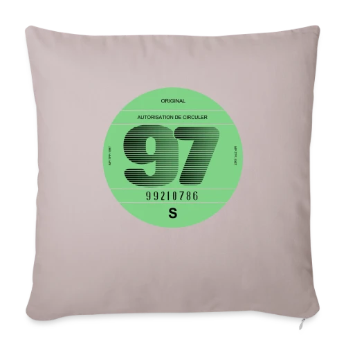 France Rétro 1997 : L'Icône Automobile Vintage - Housse de coussin décorative 45 x 45 cm