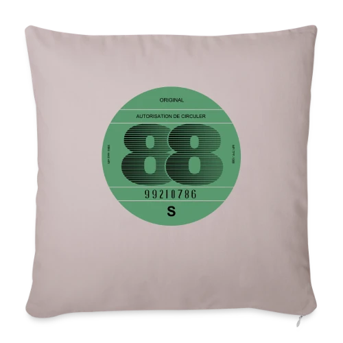 T-shirt "France 1988" | Automobile Rétro Vintage - Housse de coussin décorative 45 x 45 cm