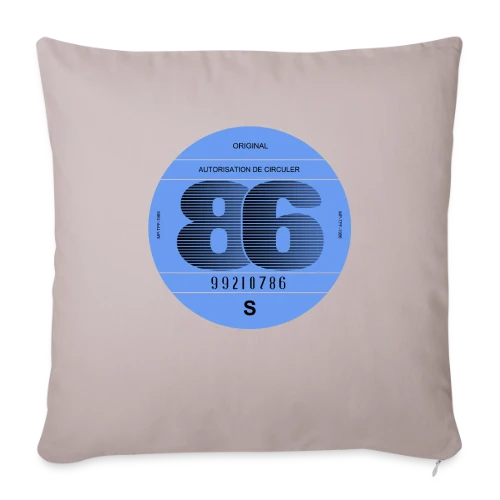 1986: Icône Rétro Automobile Française - Housse de coussin décorative 45 x 45 cm