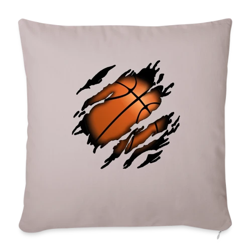 Le Basketball en Moi - Esprit Sportif - Housse de coussin décorative 45 x 45 cm