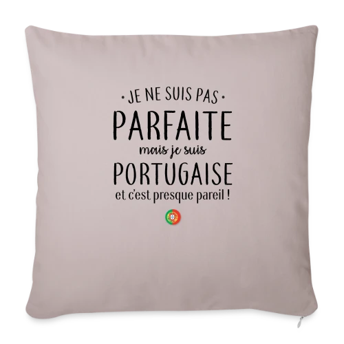 Pas Parfaite, Juste Italienne ! - Housse de coussin décorative 45 x 45 cm