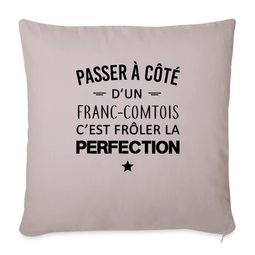 Franc-Comtois : Touchez la Perfection du Doigt - Housse de coussin décorative 45 x 45 cm