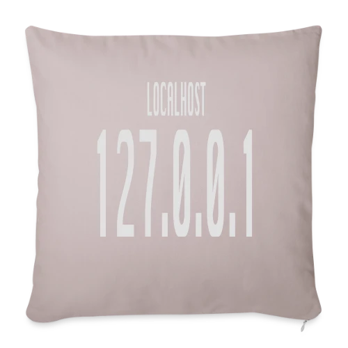 Localhost 127.0.0.1 - No Place Like Home pour Geek - Housse de coussin décorative 45 x 45 cm