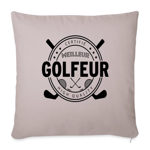 T-shirt Le Super Golfeur - Cadeau Idéal Passion Golf - Housse de coussin décorative 45 x 45 cm