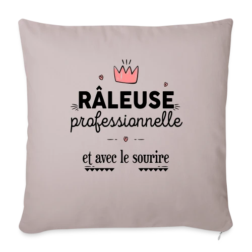 T-shirt Râleuse Professionnelle - Housse de coussin décorative 45 x 45 cm