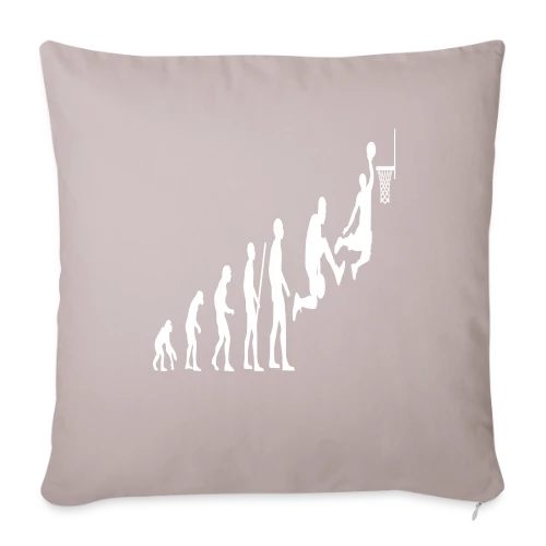 Évolution du Joueur de Basketball - Housse de coussin décorative 45 x 45 cm