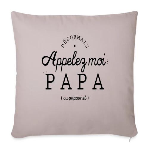 T-Shirt 'Moi, c'est Papa Maintenant !' - Annonce Naissance - Housse de coussin décorative 45 x 45 cm