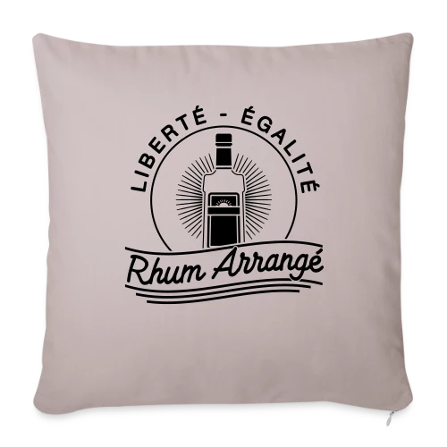 Liberté, Égalité, Rhum Arrangé : Le T-Shirt Fun - Housse de coussin décorative 45 x 45 cm