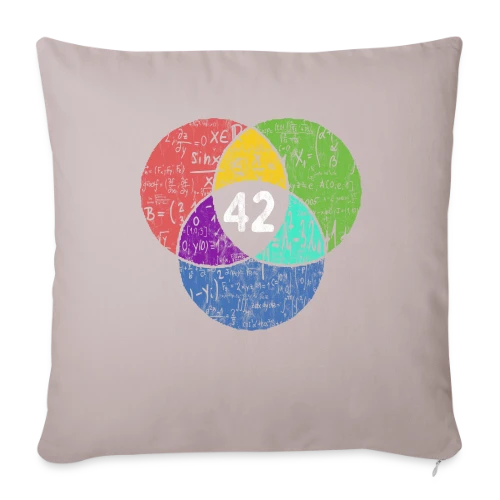 42 - La Réponse Ultime Nerd & Science-Fiction - Housse de coussin décorative 45 x 45 cm