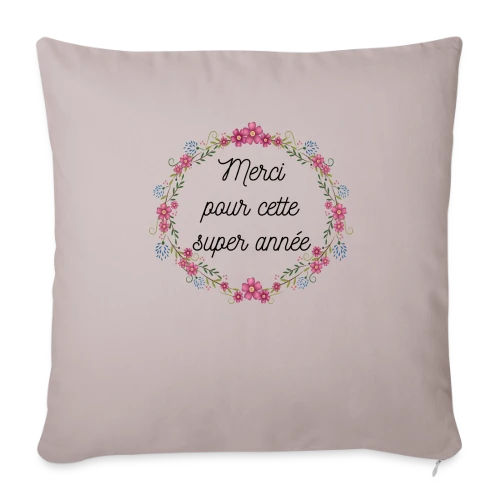 Merci pour cette Année Incroyable - Housse de coussin décorative 45 x 45 cm
