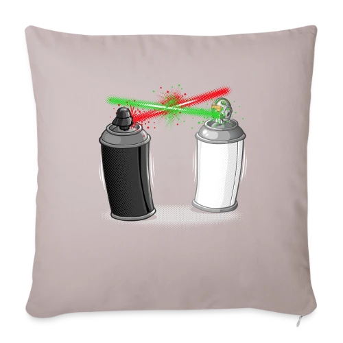 Graffiti Urbain - Housse de coussin décorative 45 x 45 cm
