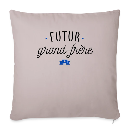 Futur Grand Frère - Housse de coussin décorative 45 x 45 cm