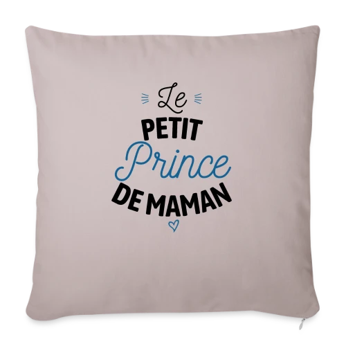 Mon Prince de Maman - Housse de coussin décorative 45 x 45 cm