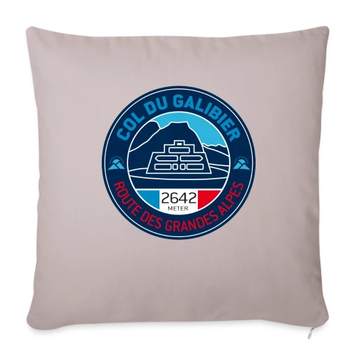 Col du Galibier - Le Sommet Mythique - Housse de coussin décorative 45 x 45 cm