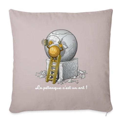 L'Art de la Pétanque : Quand le Sport Rencontre le Style - Housse de coussin décorative 45 x 45 cm