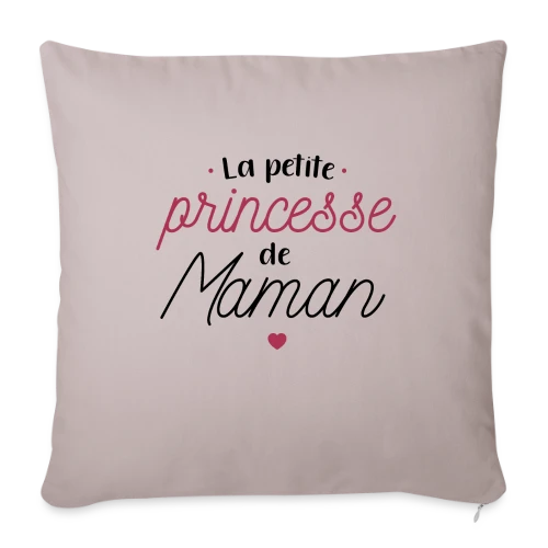 Ma Petite Princesse de Maman - Housse de coussin décorative 45 x 45 cm