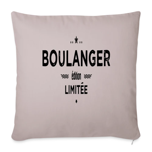 Maître Boulanger - Édition Limitée - Housse de coussin décorative 45 x 45 cm