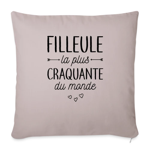 Ma Filleule la Plus Craquante - Housse de coussin décorative 45 x 45 cm