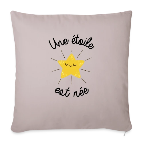 Une Étoile est Née - Housse de coussin décorative 45 x 45 cm