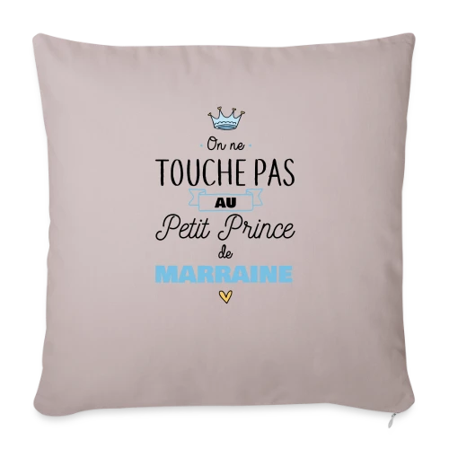 Mon Petit Prince de Marraine - Housse de coussin décorative 45 x 45 cm