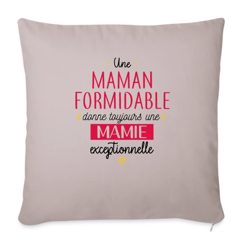 T-shirt Mamie Exceptionnelle - Housse de coussin décorative 45 x 45 cm