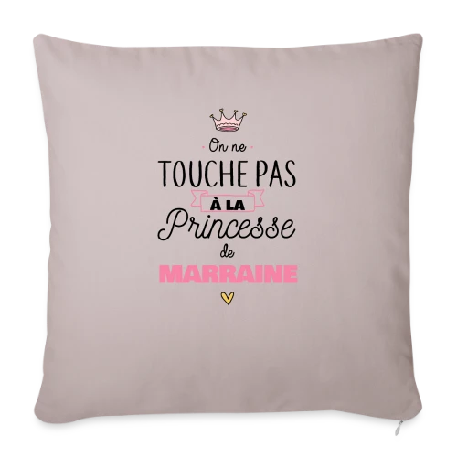 Ma Princesse de Marraine - Housse de coussin décorative 45 x 45 cm