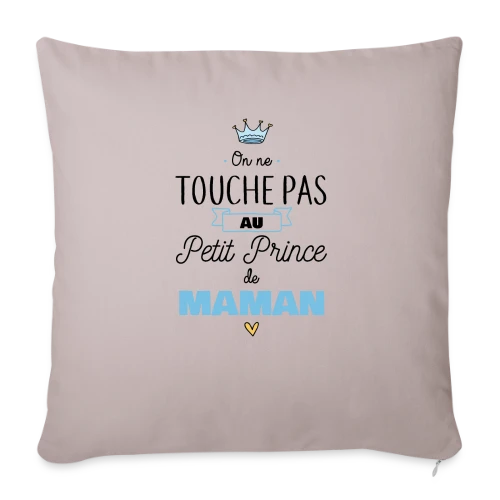 Mon Petit Prince de Maman - Housse de coussin décorative 45 x 45 cm