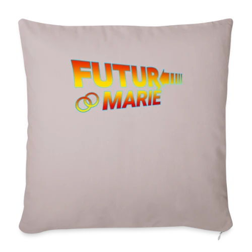 Futur Marié Style Cinéma - Housse de coussin décorative 45 x 45 cm