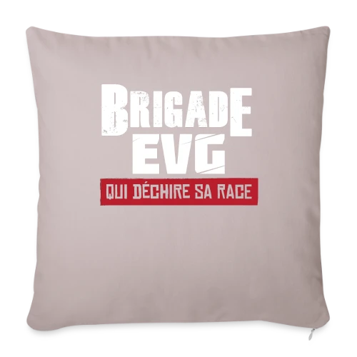 Brigade EVG Qui Déchire - Housse de coussin décorative 45 x 45 cm