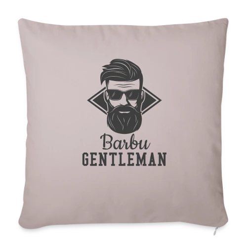 Le Gentleman Barbu - Housse de coussin décorative 45 x 45 cm